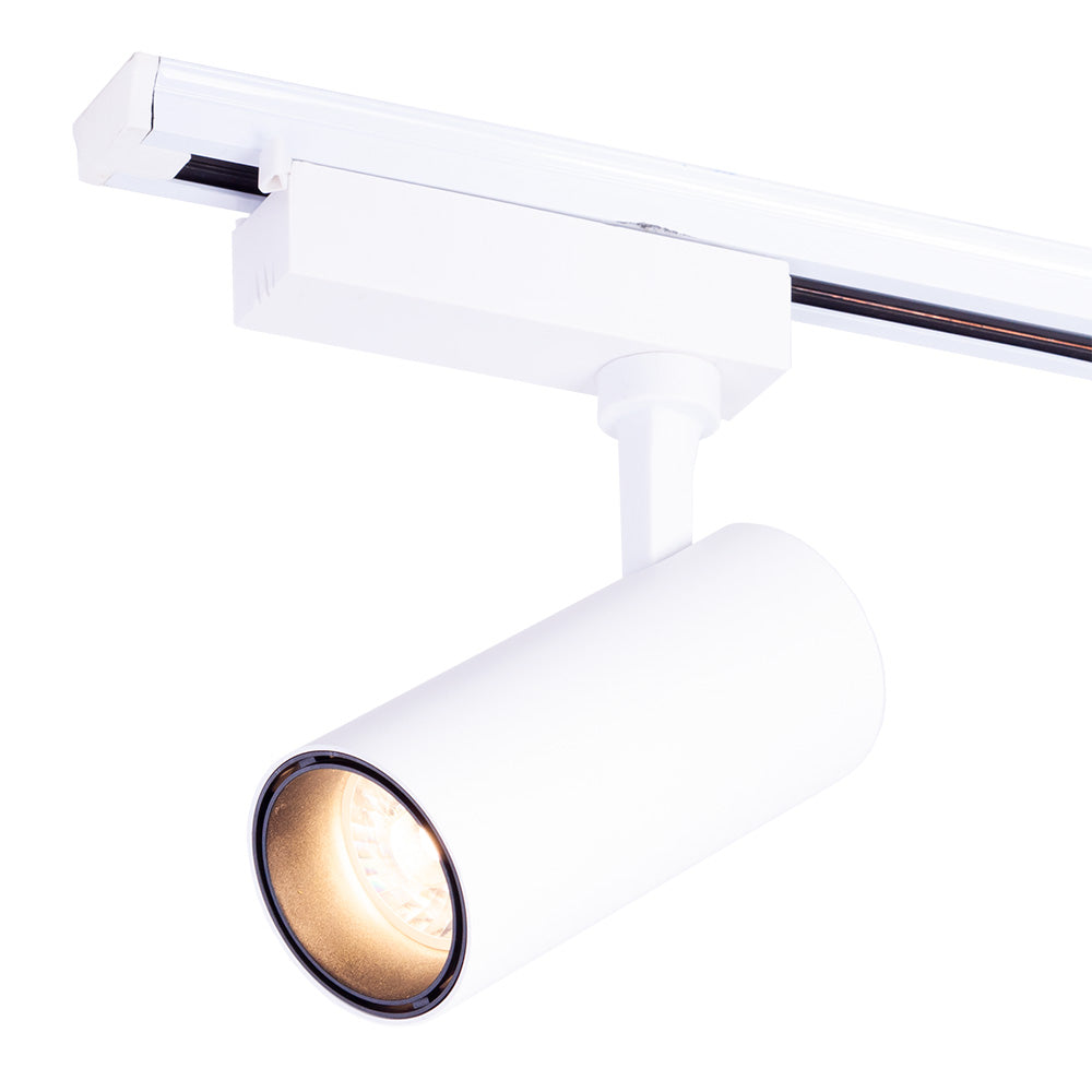 LED-Schienenstrahler 30W 3000Lm CRI85 4200ºK Lumiastra Einphasig 40.000H [LUM-ATB095030-WW]