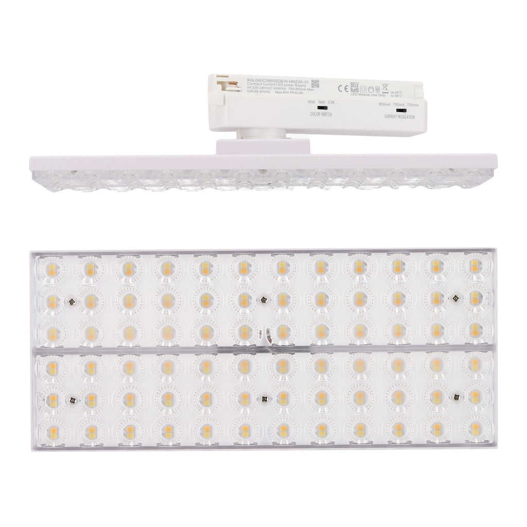 30W LED-Stromschienenstrahler CCT "Market" weiß