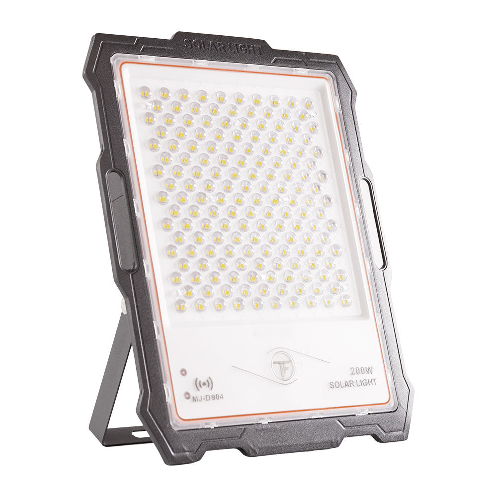 Projetor solar LED 200W 20000Lm Sensor_Painel de controle remoto:5V 35W Bateria: 3,3V 30.000Ma [LUM-MJ-DW904]