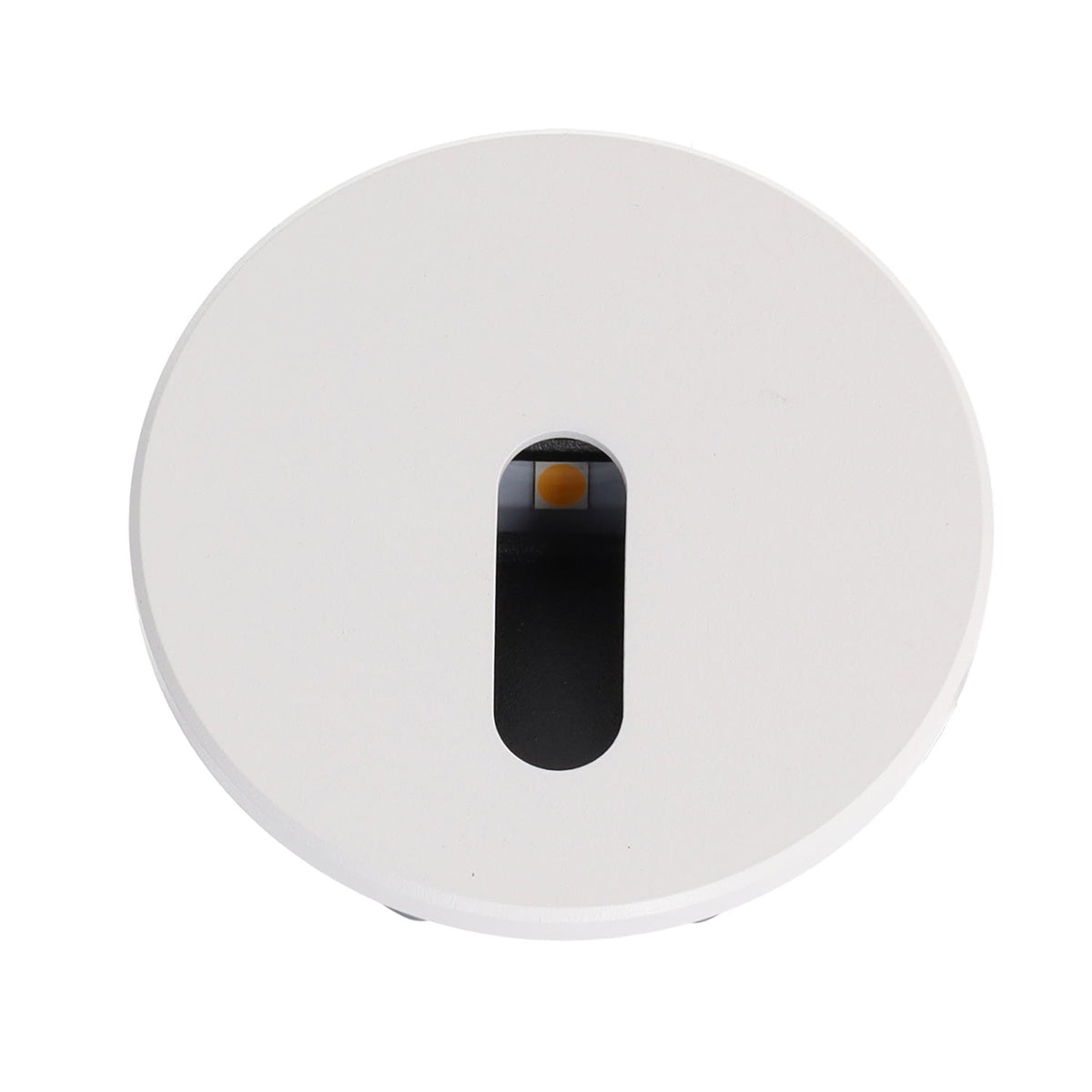 Luminaria LED empotrable para escalera con frontal magnético, 3 W, IP65, 3000 K - Blanco