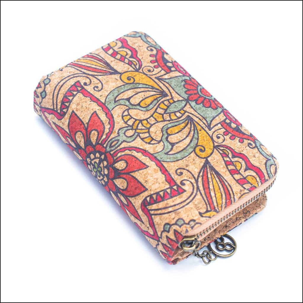 Natural Cork Material Gift Box Wallet for Women, 2-Piece Med HY-037