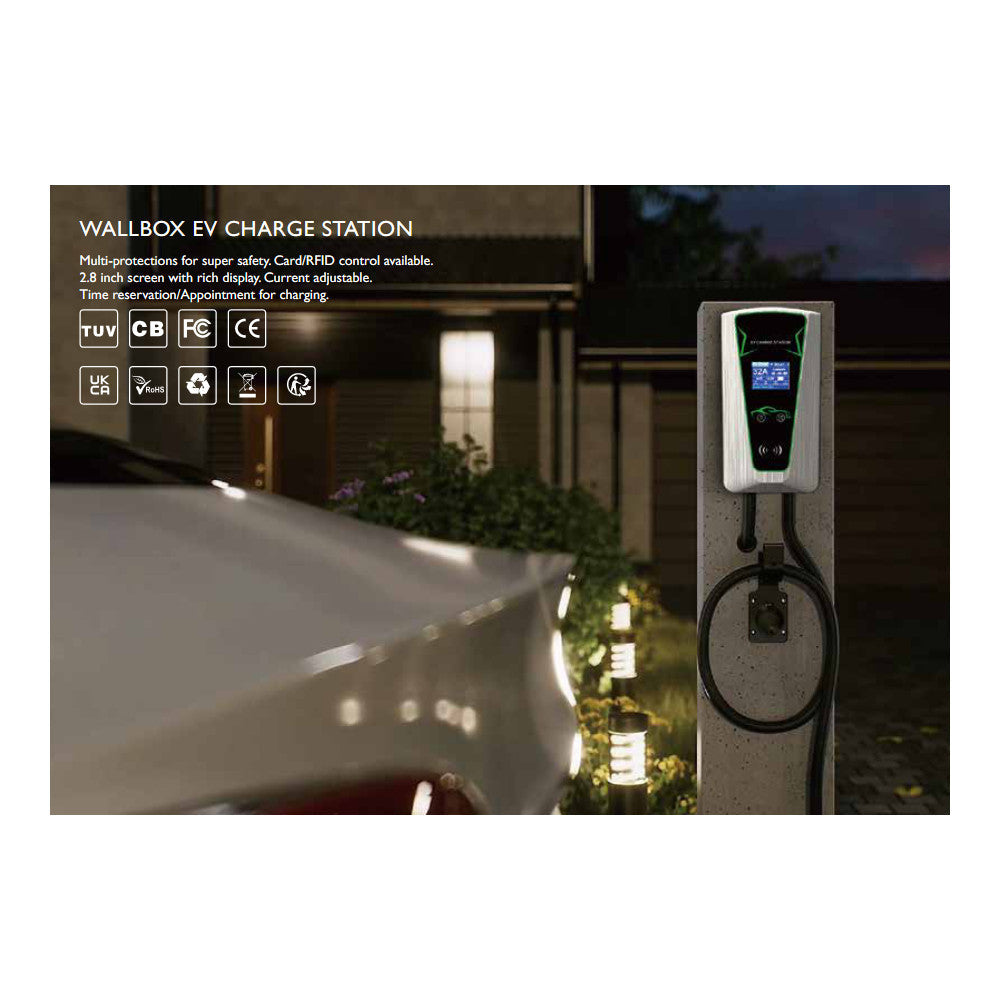7kW Einphasen-Ladekabel für Elektrofahrzeuge 5m Typ 2