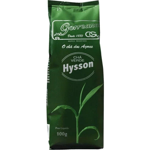 100g Premium Organic Green Tea, Azores Gorreana Hysson Loose Leaf - Authentic