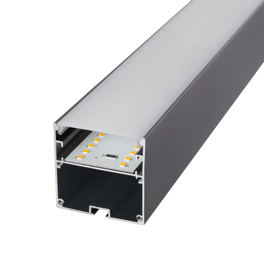 Fita LED conectável de 38 W, 3.800 lm, 150 cm, IP20, CCT 3000-6500 K (temperatura de cor regulável), ângulo de feixe de 75°, de