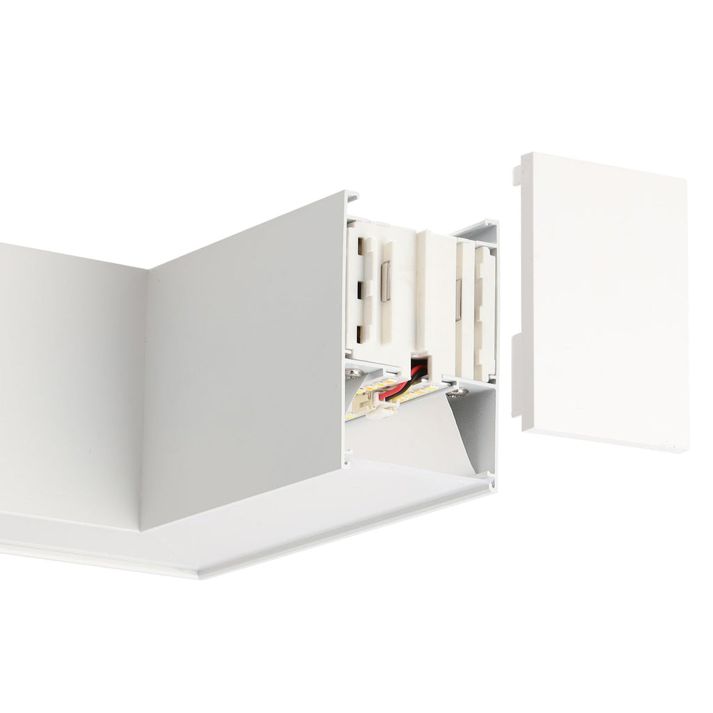Conector "+" para luminária linear de 15W, 100LM/W, CCT e sem cintilação