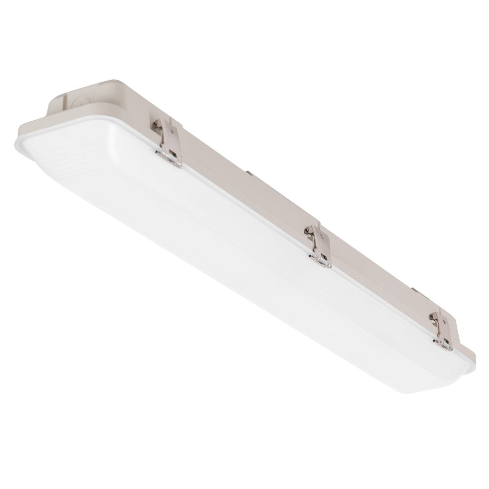 20 W, 2400 Lm, IP65, dimmbares LED-Feuchtraumlicht, CCT (einstellbare Lichtfarbe) 3000-6500 K, 110º, dimmbar, Tridonic, flimmerfrei
