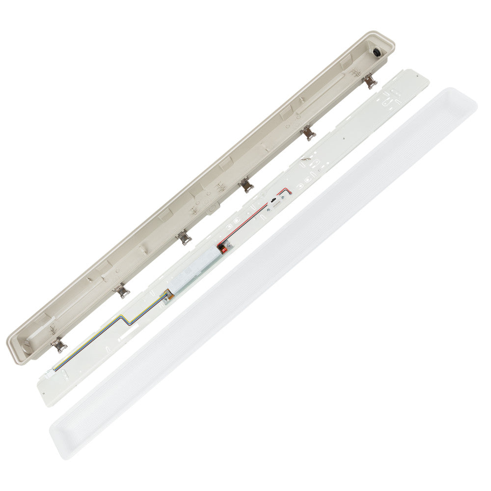 Kit de Emergência LED Impermeável e Interligável 40W 4800lm IP65 CCT (Temperatura de Cor Ajustável) 3000-6500K 110º Tridônico Re