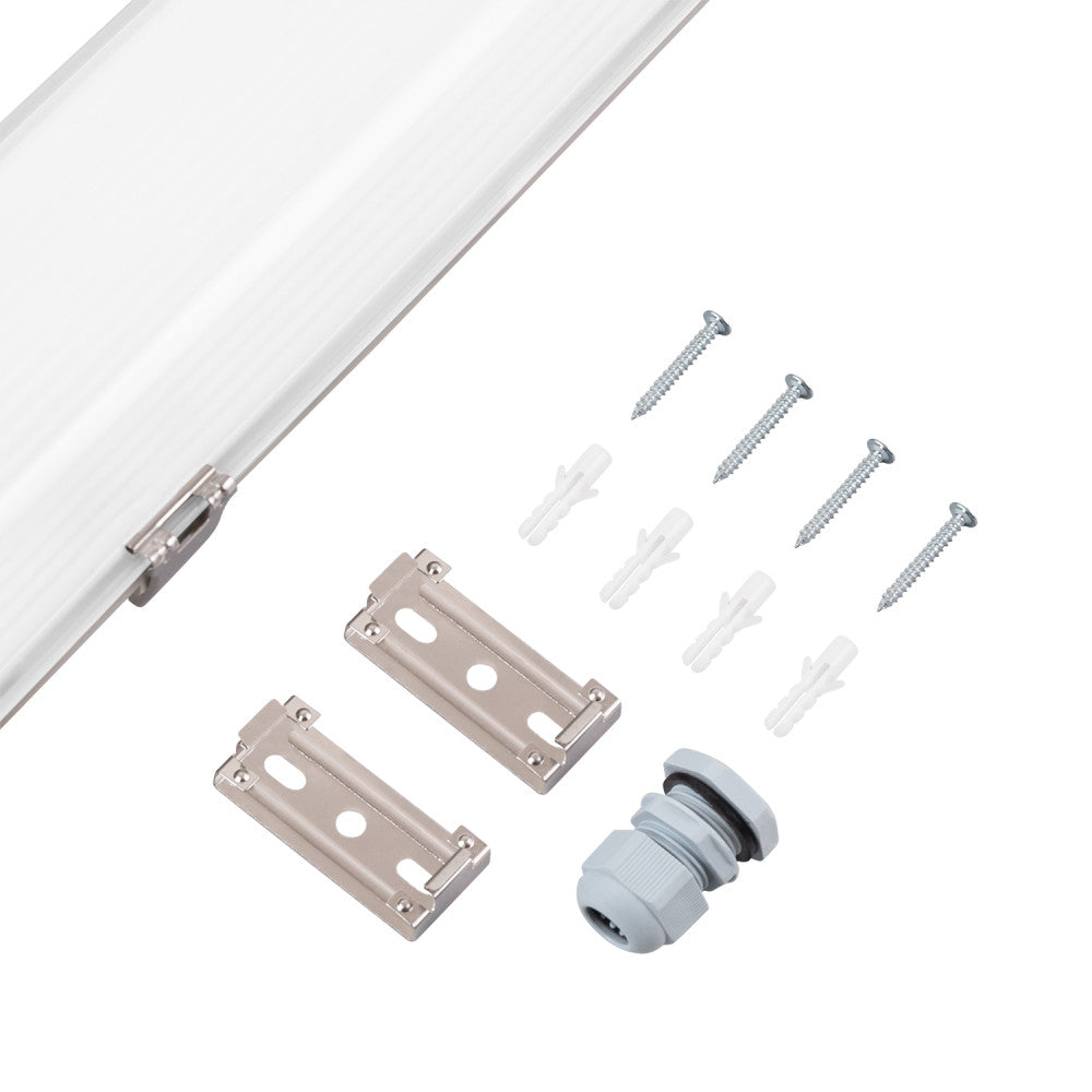 Kit de Emergência LED Impermeável e Interligável 40W 4800lm IP65 CCT (Temperatura de Cor Ajustável) 3000-6500K 110º Tridônico Re