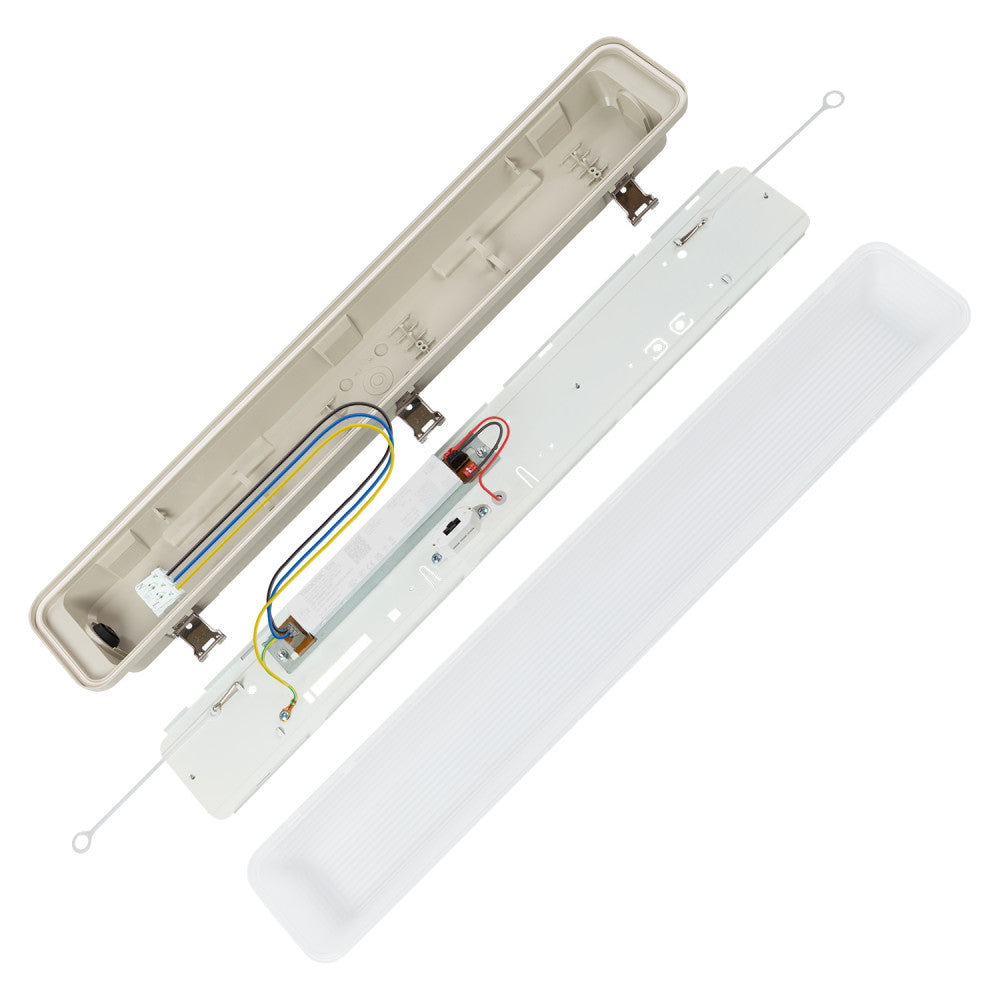 Wasserdichte 60W LED-Leuchte mit 7200Lm IP65 CCT (Dimmbare Lichtfarbe) 3000-6500ºK 110º Tridonic Flimmerfrei
