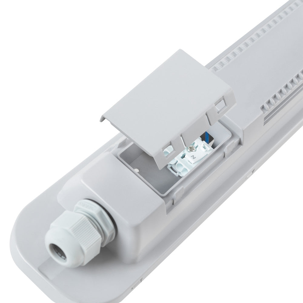 Luminária LED Impermeável de 40W com 4000Lm IP65 6500K 120º Regulável [SE-STF177C-40W-CW]