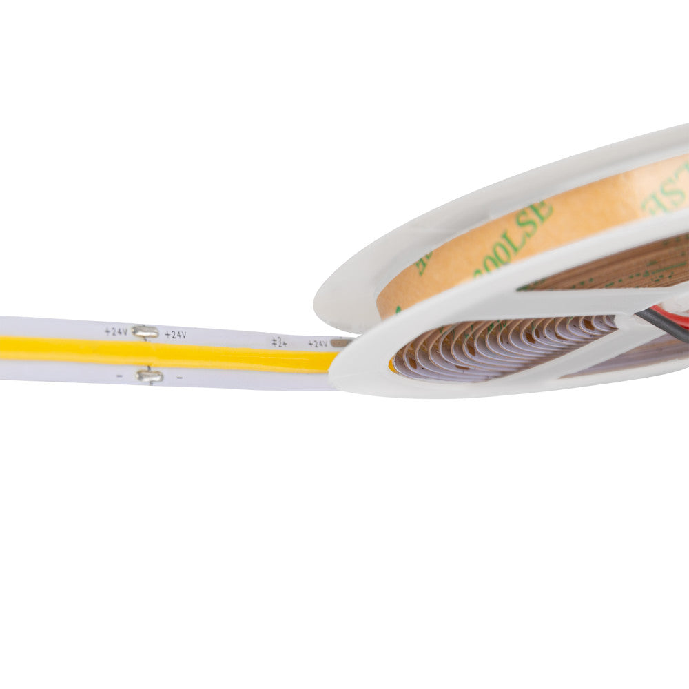 Tira LED COB 5M 12W/M 960Lm/M 4000ºK IP20 24VDC [SKY-FSLCOB-480L-10mm-W]