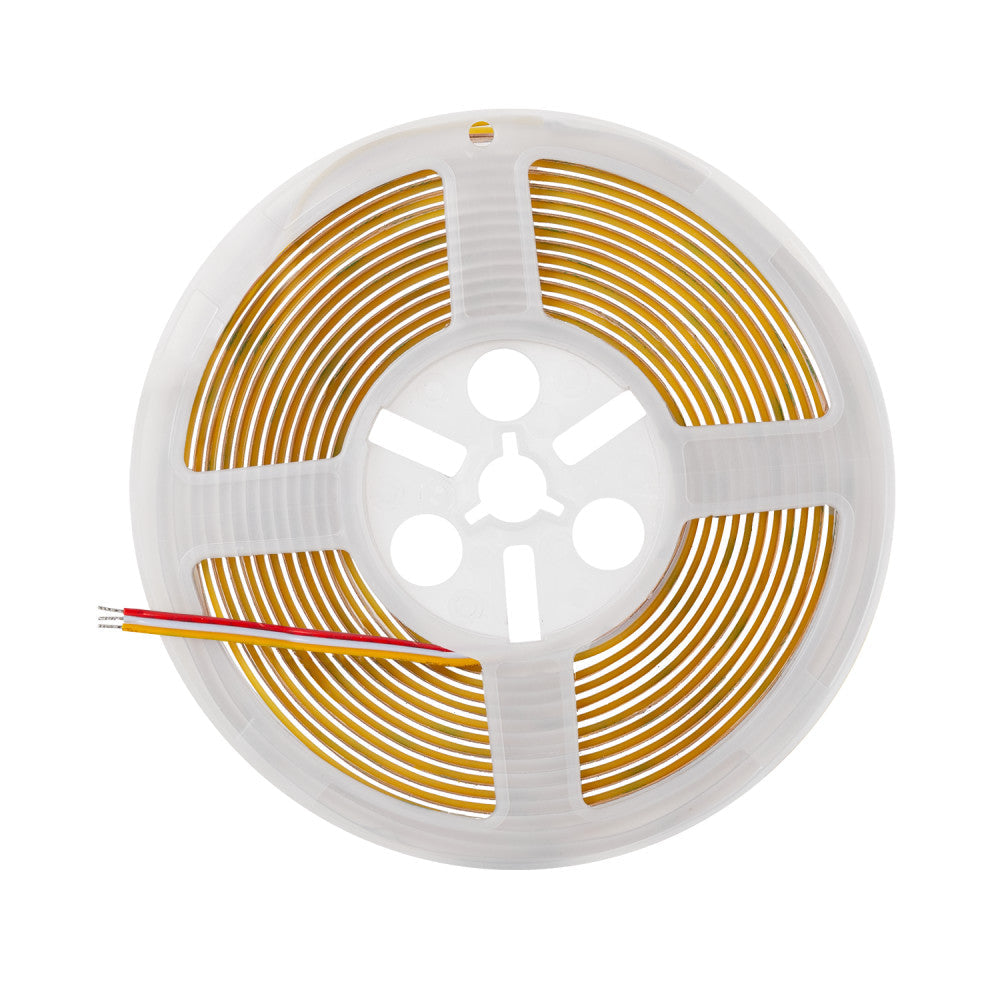 Fita de LED COB 5M 16W/M 1520Lm/M CCT (Cúpula de Luz Regulável) IP20 24VDC [SKY-FSLCOB-SS560L-8mm-CCT]