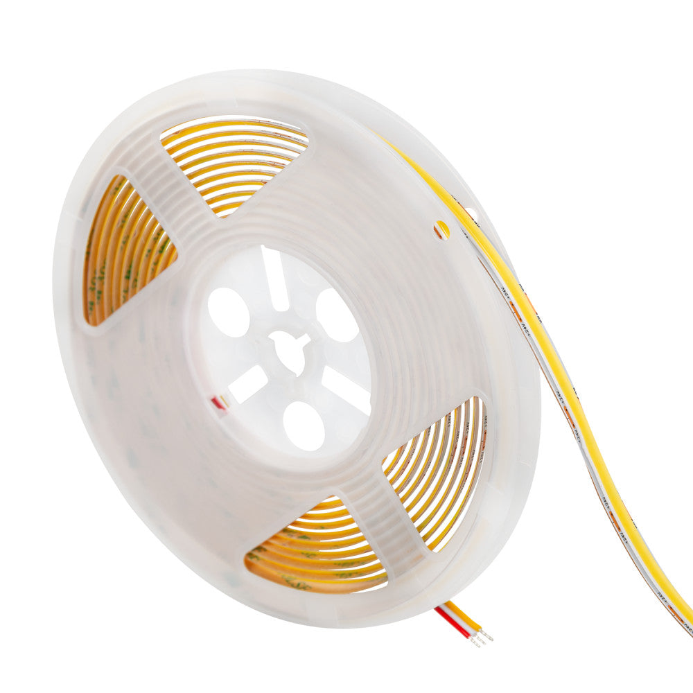 Fita de LED COB 5M 16W/M 1520Lm/M CCT (Cúpula de Luz Regulável) IP20 24VDC [SKY-FSLCOB-SS560L-8mm-CCT]