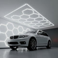 Lâmpada LED Hexagonal - 6000K - 14 Hexágonos 56cm + Retângulo 500cm