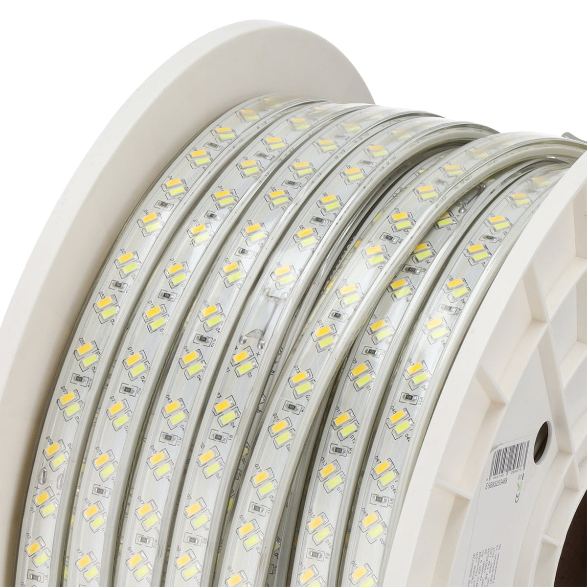 Fita LED flexível 12W/M 220VAC 120LEDs/M SMD5730 IP65 CCT (tonalidade variável) 50 metros