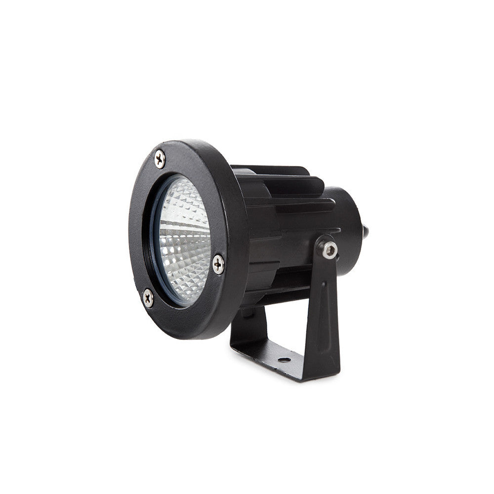 6er-Pack LED-Gartenstrahler 9W 758Lm 2700ºK Spike 50.000H [SL-CPDC09-9W-WW-PK6]