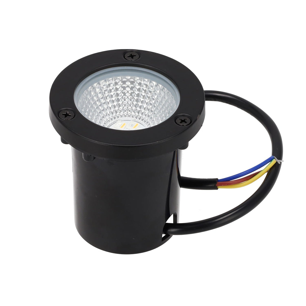 Foco embutido de jardim 5W RGBW IP65 60º com controlo remoto