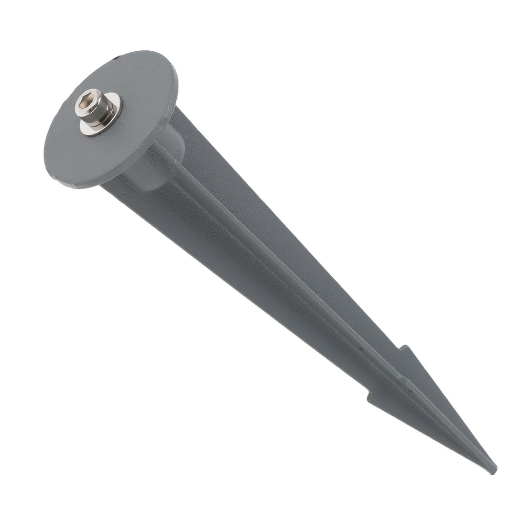 LED-Gartenstrahler 10W IP65 2700K mit Erdspieß, grau