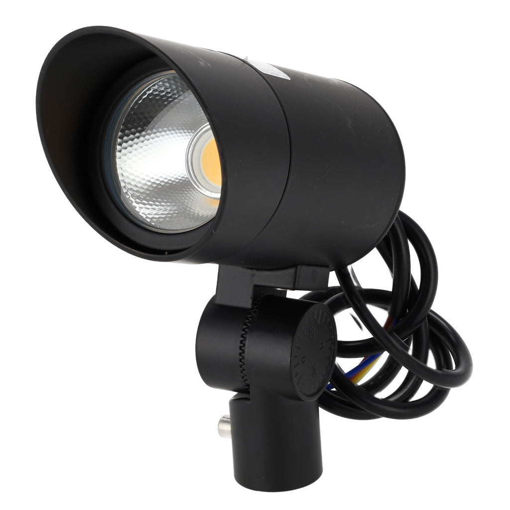 LED-Strahler mit Erdspieß 18W 60º IP65 3000K Schwarz