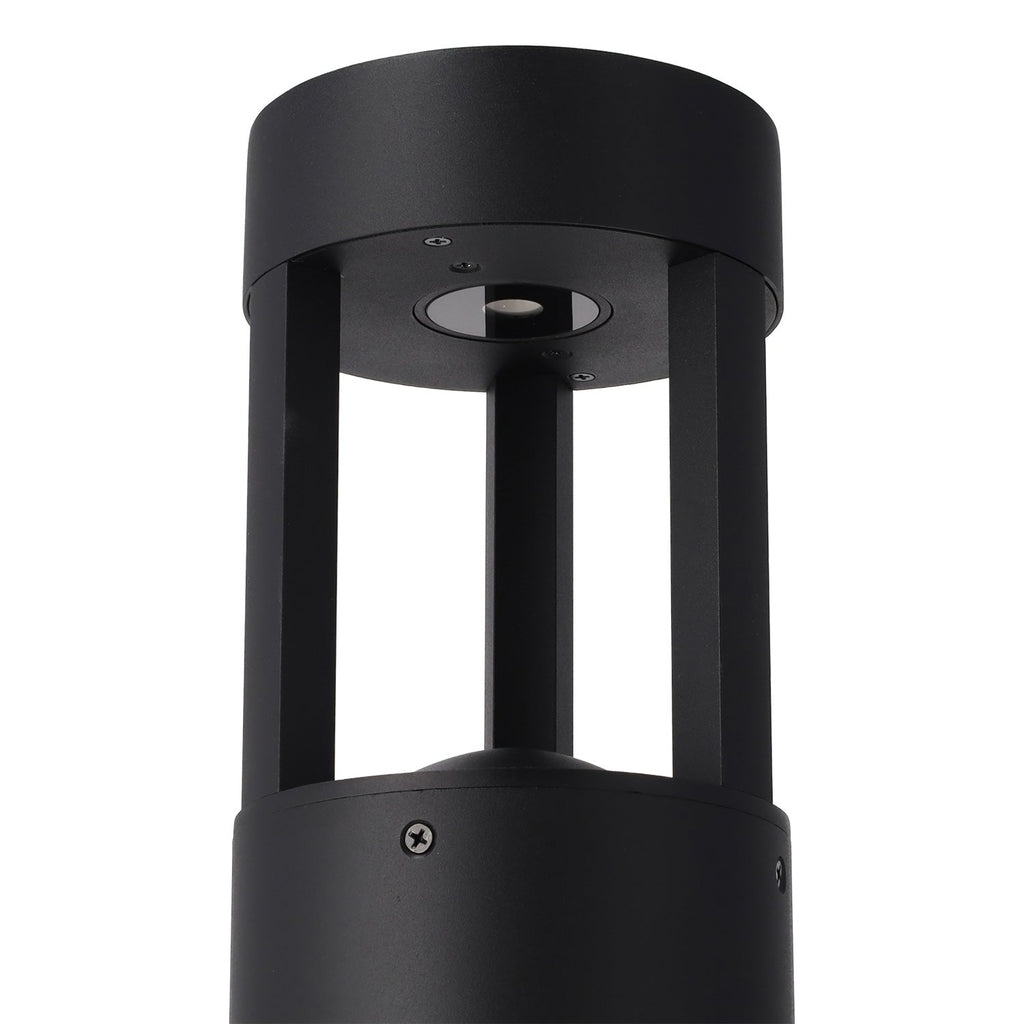 Farol LED exterior "Al Marj" 60cm 10W 220VAC 3000ºK Preto