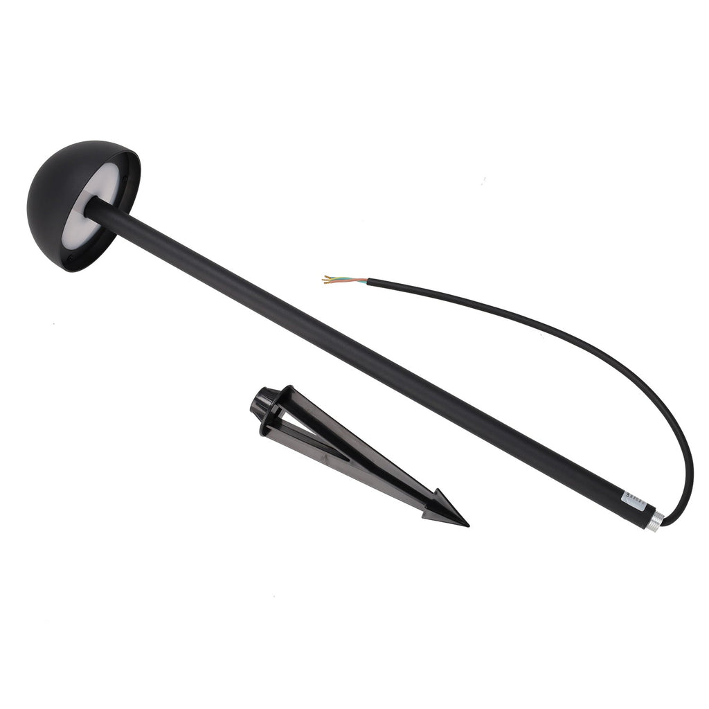 Baliza LED exterior "Ocala" 60cm 12W 220VAC 3000ºK Negro