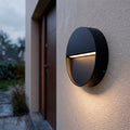 Luminaria de pared exterior circular LED de 7 W, IP54, 2700 K