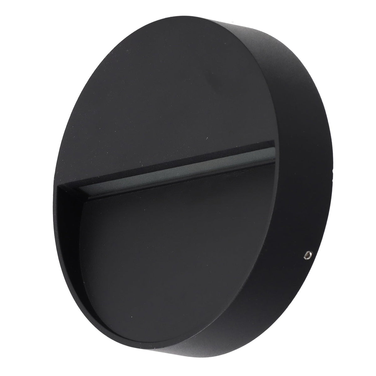 Luminaria de pared exterior circular LED de 7 W, IP54, 2700 K