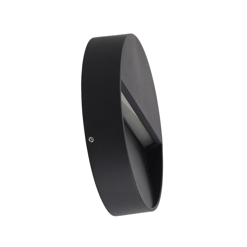Luminaria de pared exterior circular LED de 7 W, IP54, 2700 K