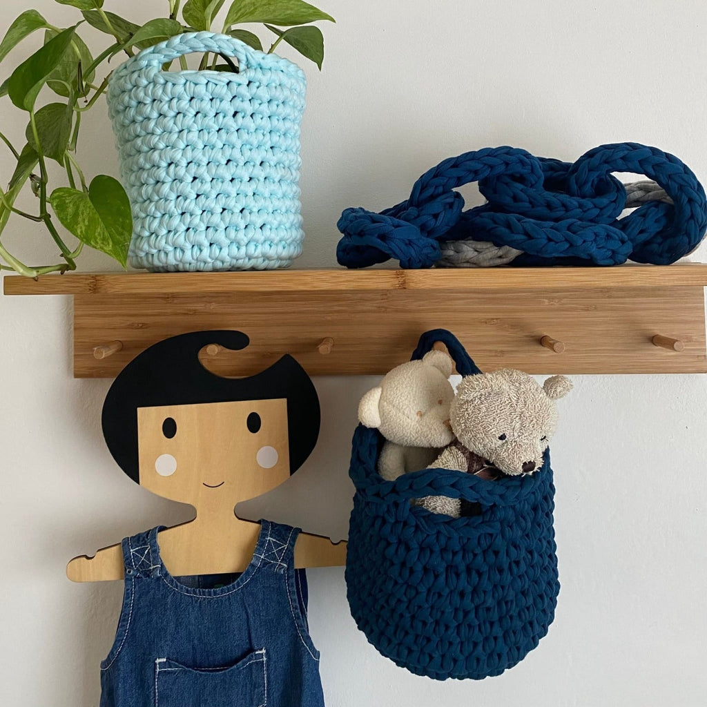 Kleine Dekokörbe - Marineblau
