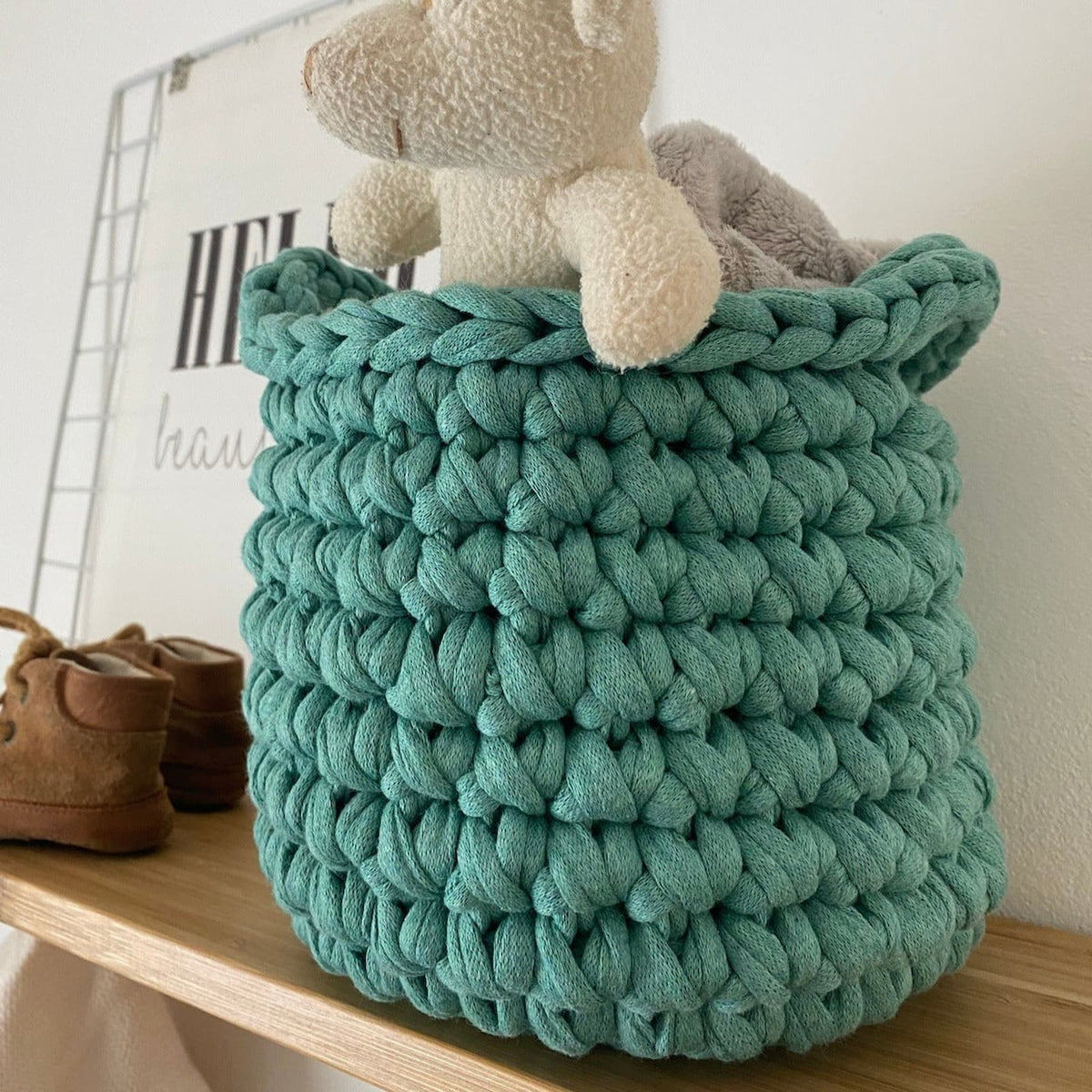 Small Decorative Baskets - Sage Green