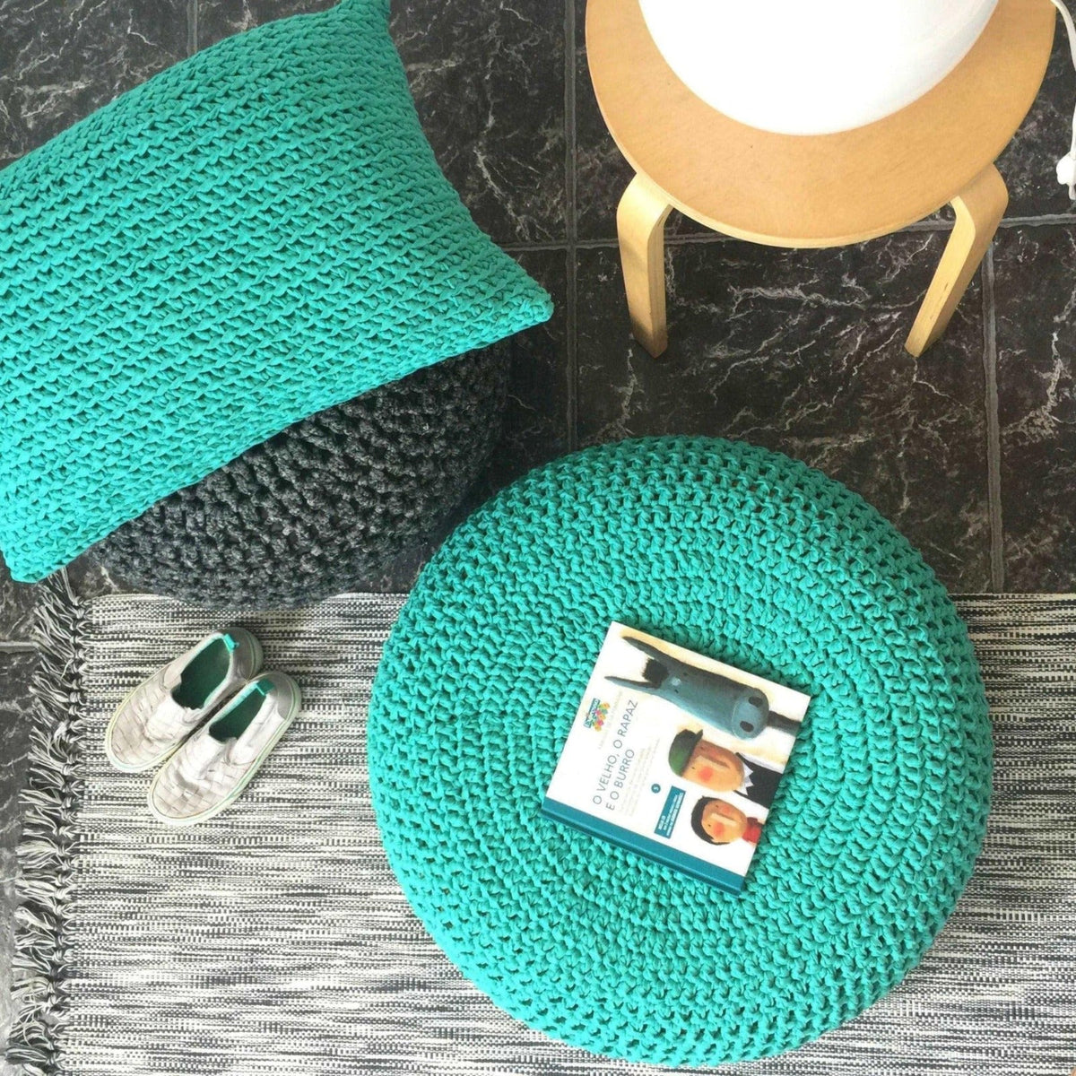 Soft Cotton Crochet Seating Pad | Kids Room Decor