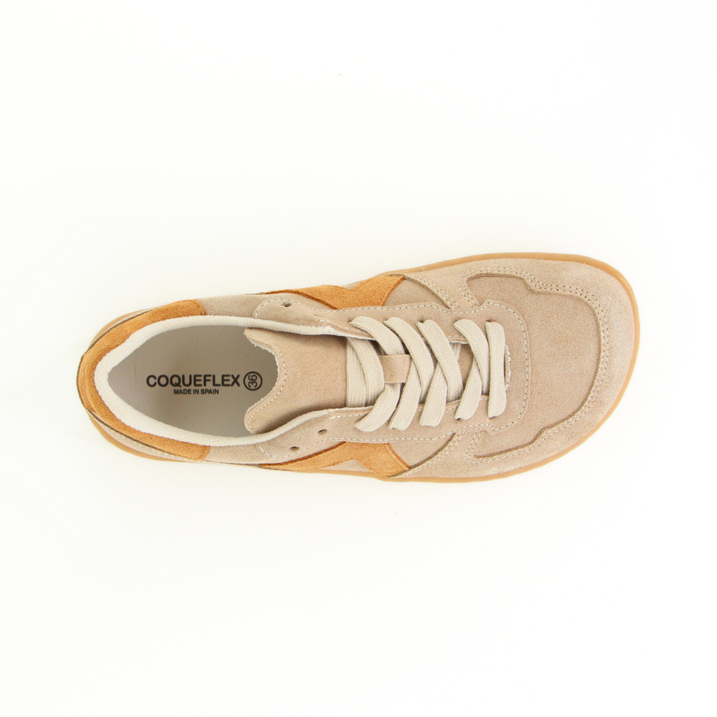 Barfuß-Sneaker aus Wildleder für Erwachsene – Coqueflex