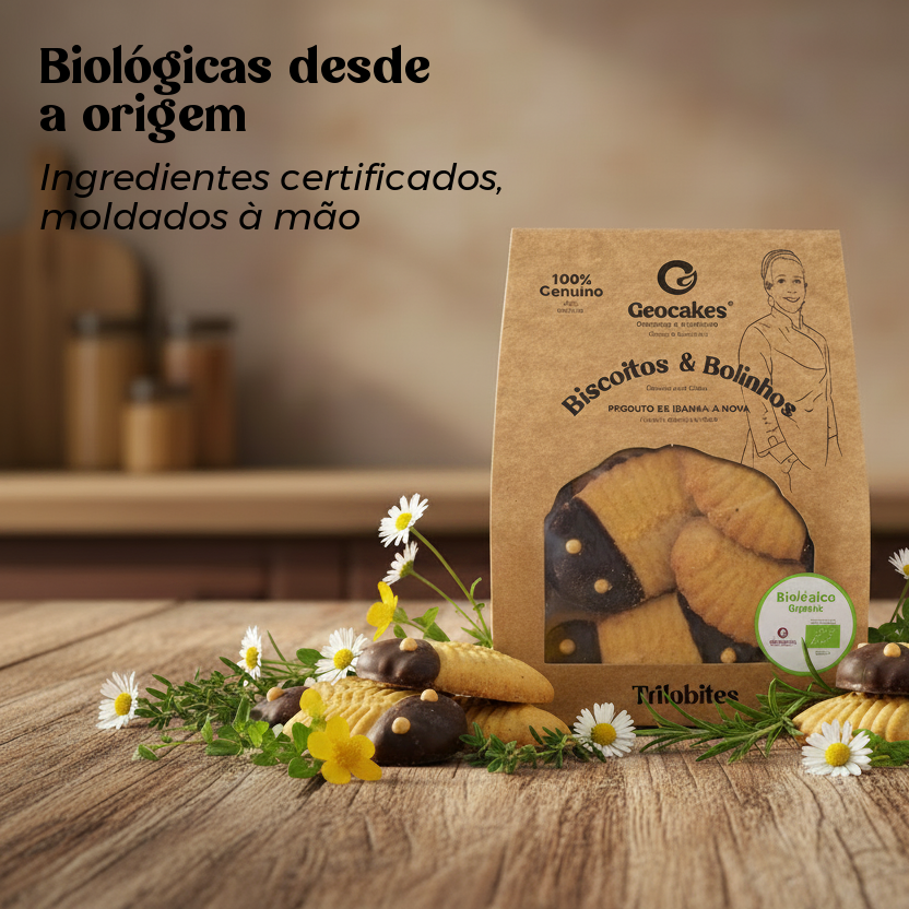Trilobites Biológicas - Handgemachte geologische Kekse 190g