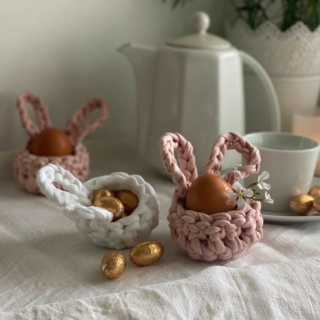 White Easter Bunny Egg Cups