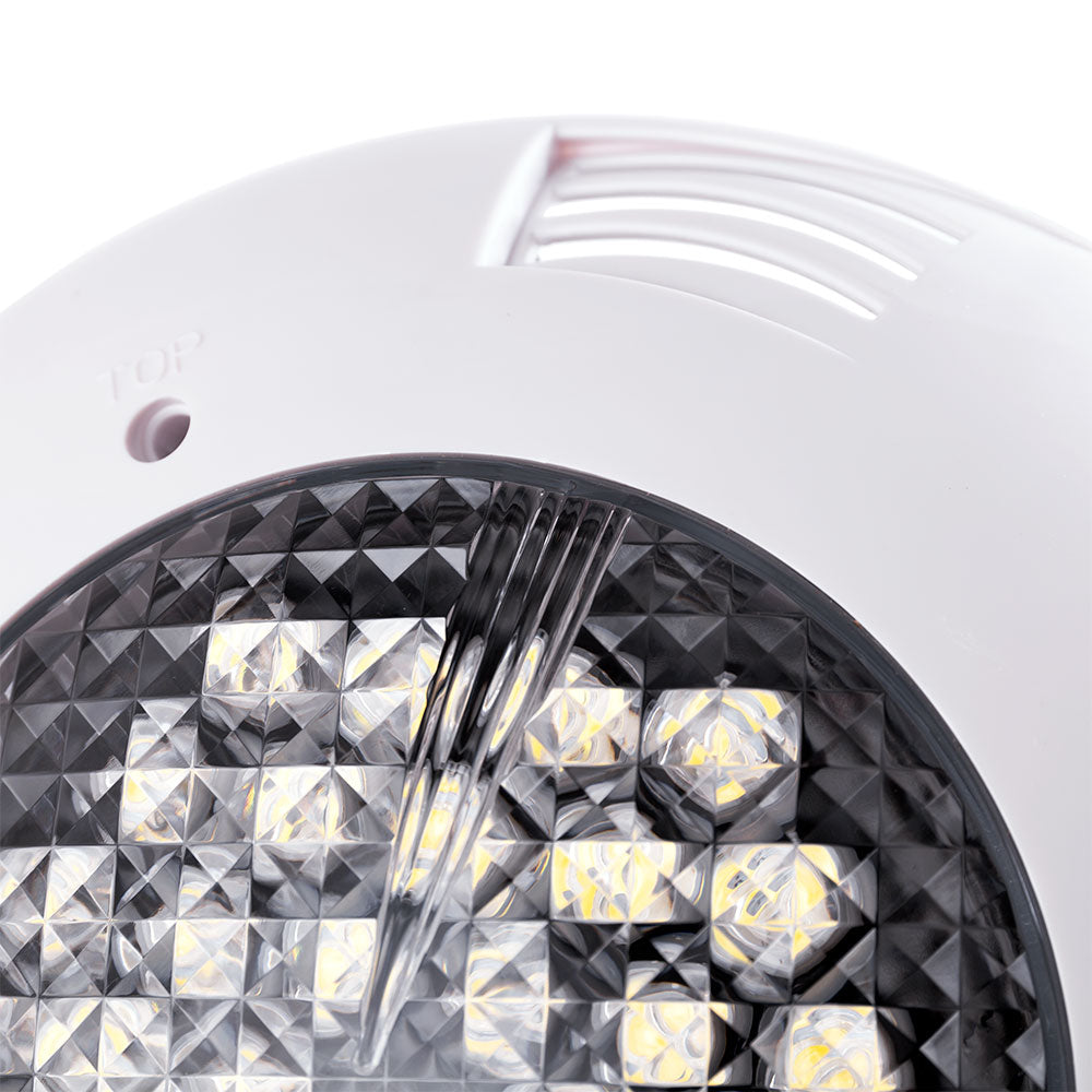 LED-RGB-Scheinwerfer 36W für Pool mit Fernbedienung Ø295mm 30.000H Oberflächenmontage [WR-295-2AS-36W-RGB]