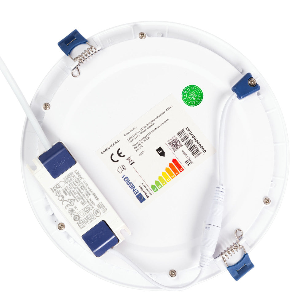 LED Downlight Slimline 18W 1.790Lm Treiber Lifud Flicker Free IP20 30.000H [WR-AYRR-18-CW]