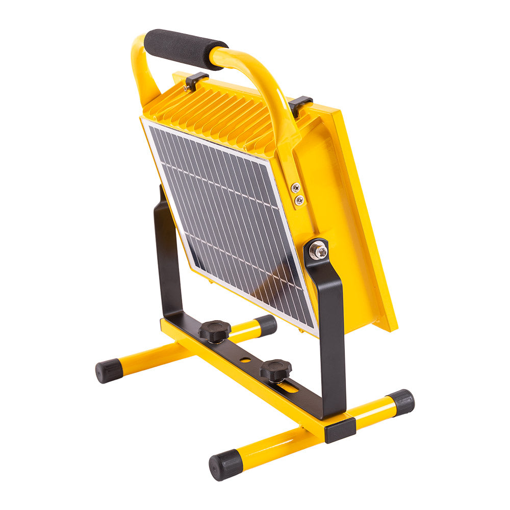 Solar-LED-Strahler 200W 6500K Panel: 6V/12W Batterie: 7.2V/18000MaH Fernbedienung [WR-KFL-E-200W]