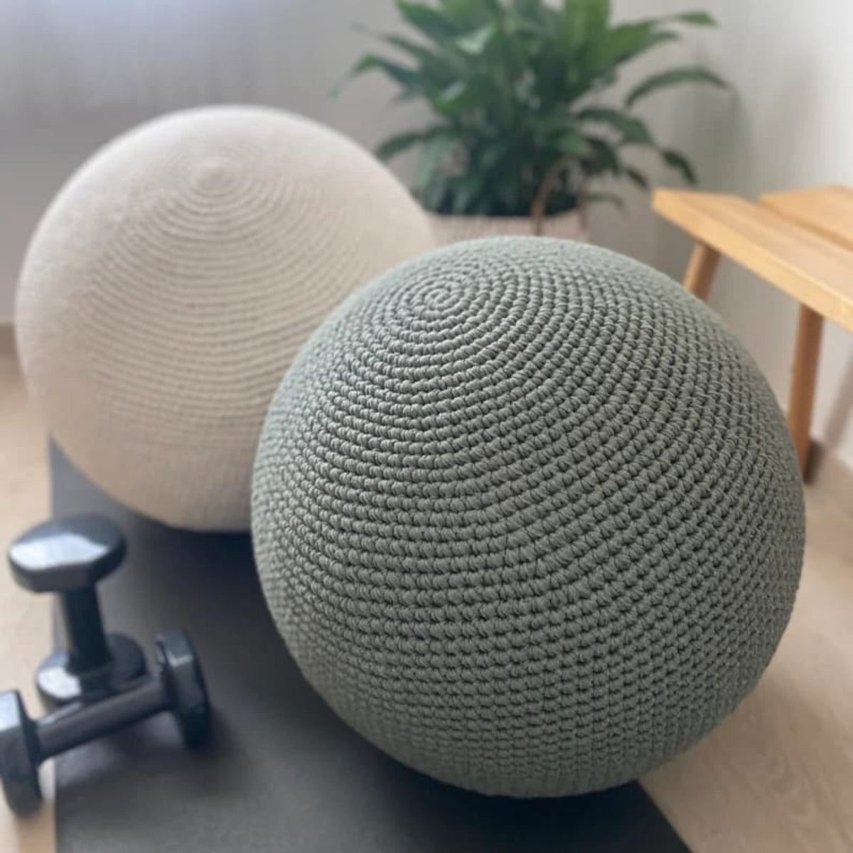 Funda para pelota de yoga, funda de 45 cm para pelotas de gimnasia