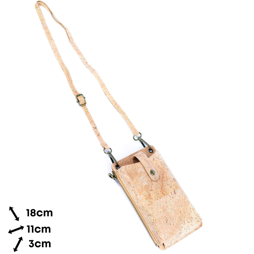 Chic Natural Cork Women's Phone Pouch with Card Slots BAG-2298