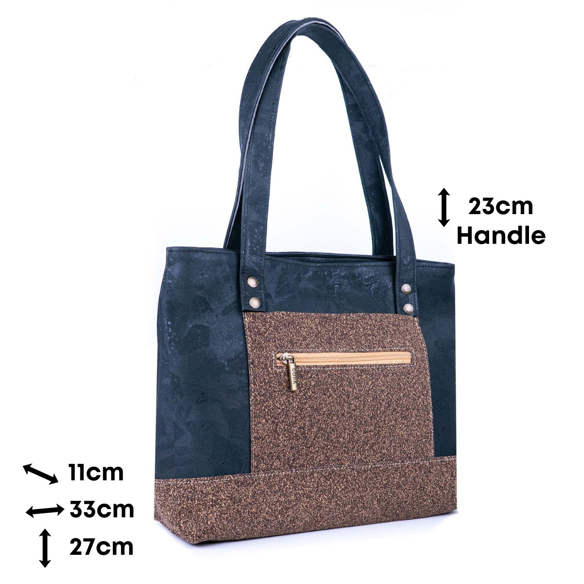 Umweltfreundliche Kork-Tragetasche mit natürlicher Oberfläche BAGP-302