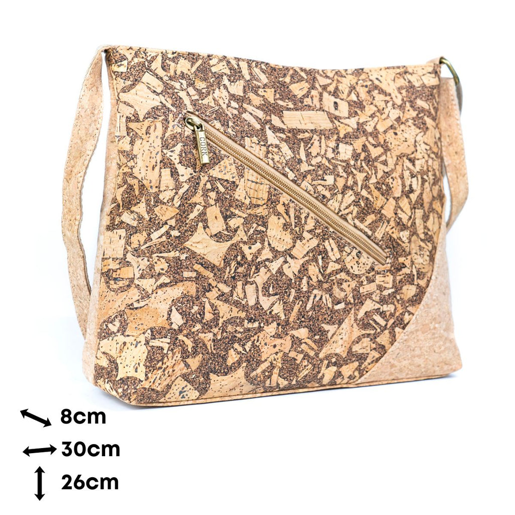 Bolso bandolera de corcho natural para mujer BAG-2339